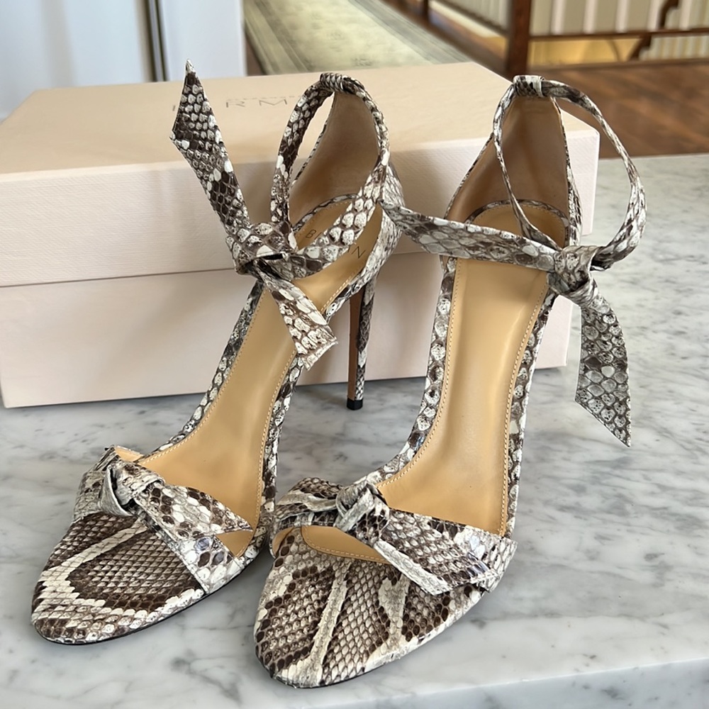 Alexandre Birman Clarita PYT python molurus natural size 8B